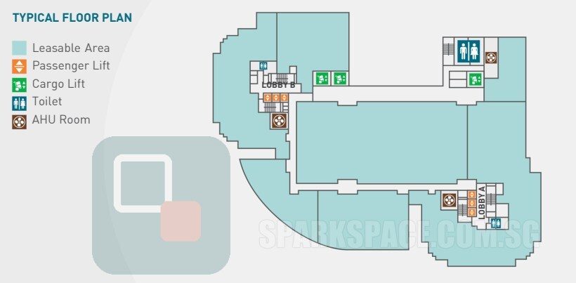 Acer Building typical floor plan