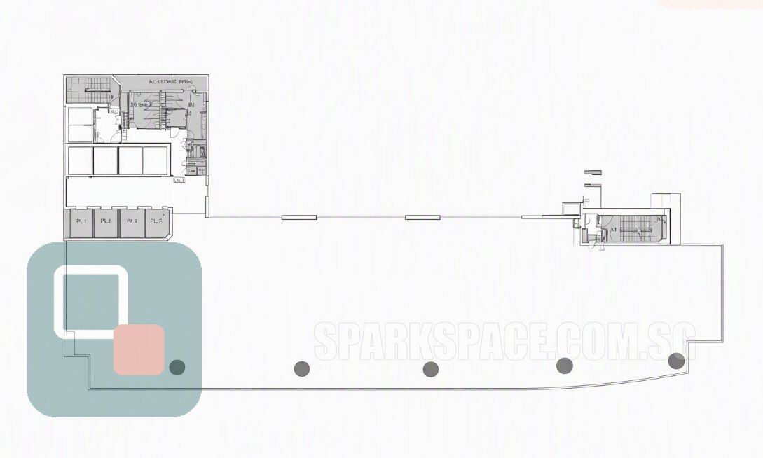 Bank of Singapore Centre typical floor plan
