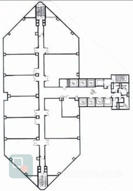 Chinatown Point typical floor plan