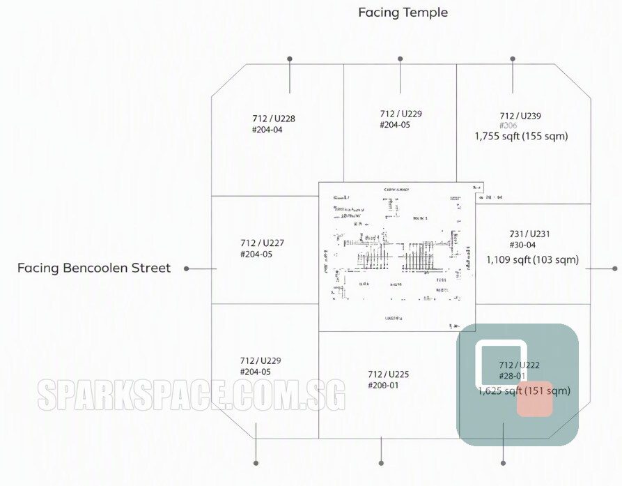 Fortune Centre typical floor plan