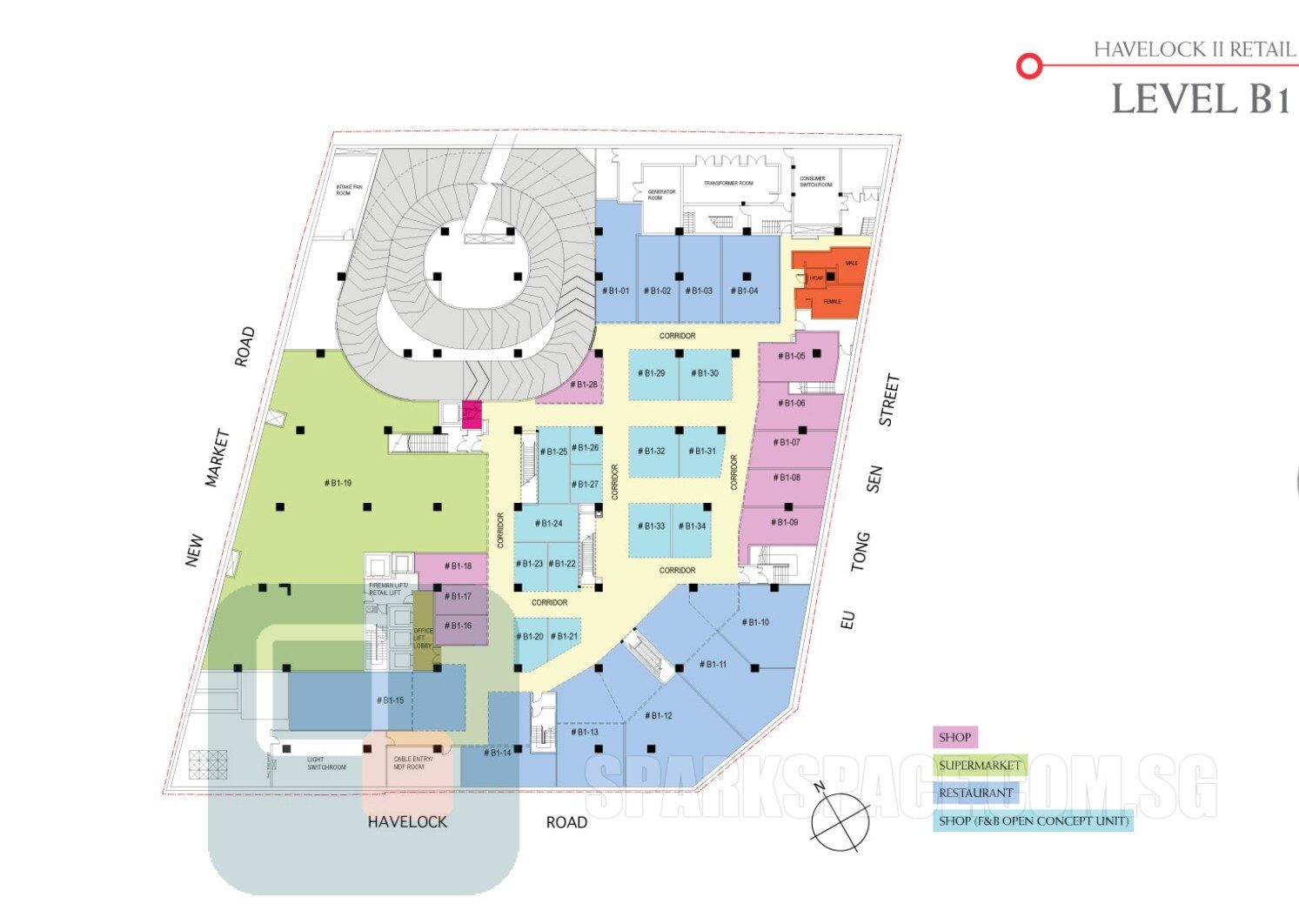 Havelock II typical floor plan