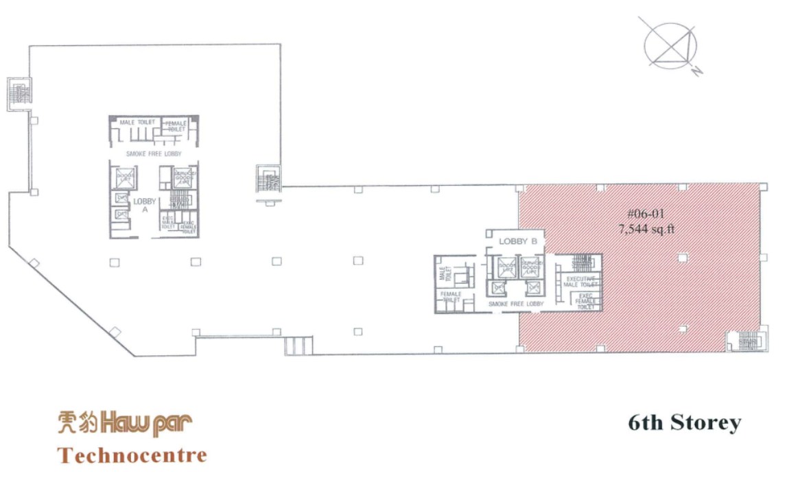 Haw Par Techno Centre typical floor plan