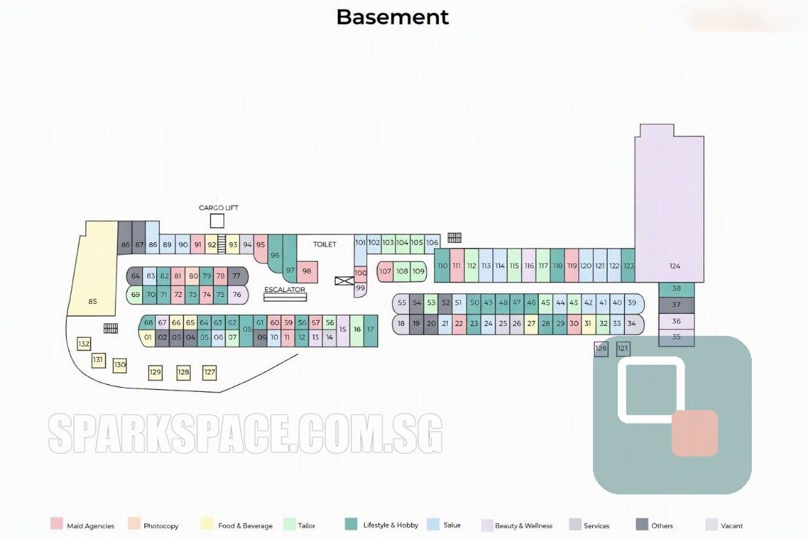 Katong Shopping Centre typical floor plan