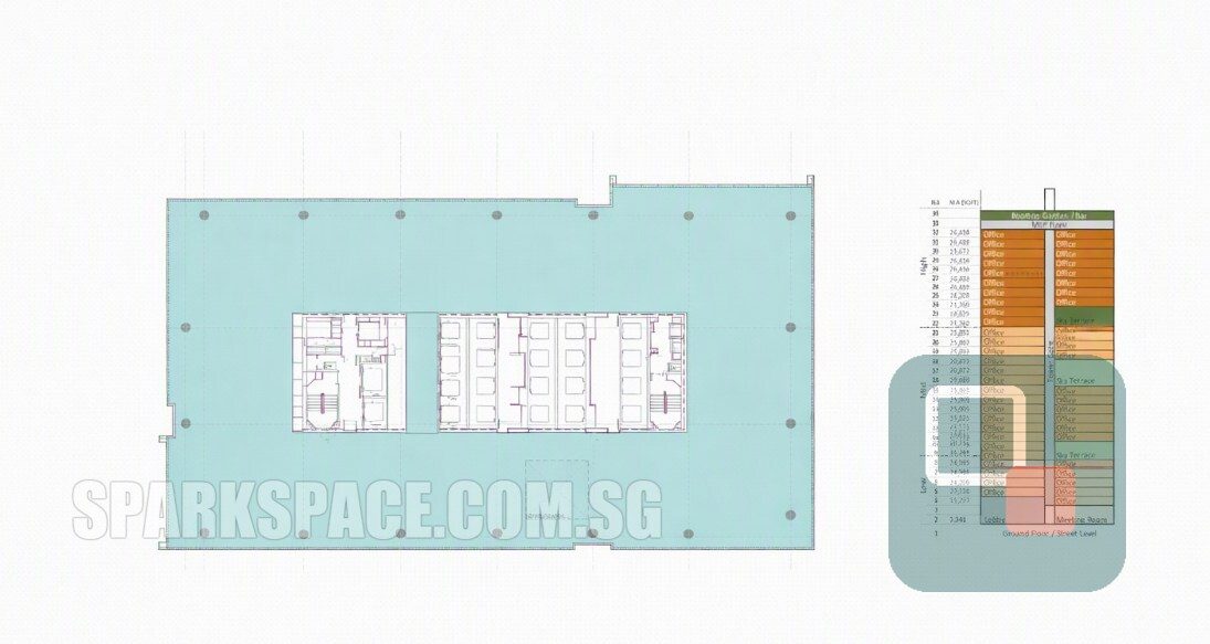 Labrador Tower typical floor plan