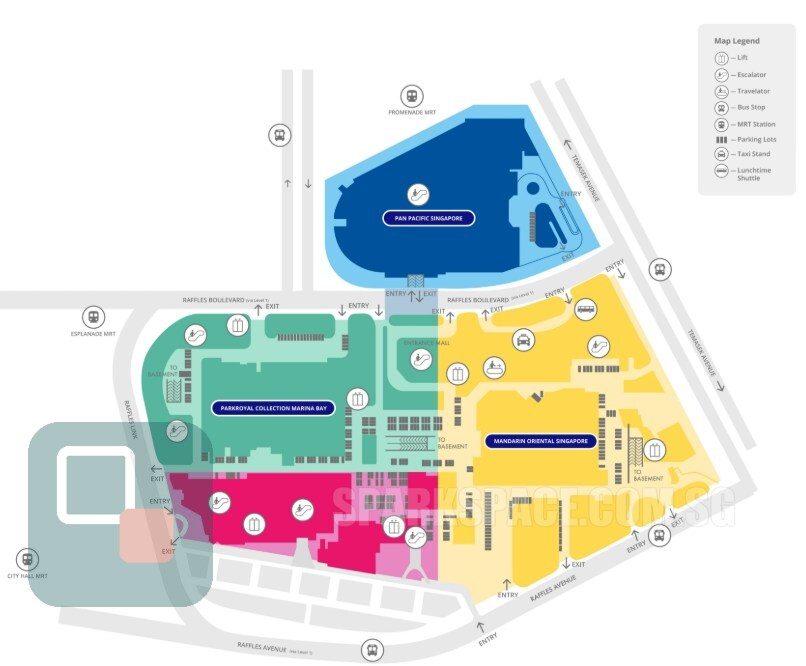 Marina Square typical floor plan