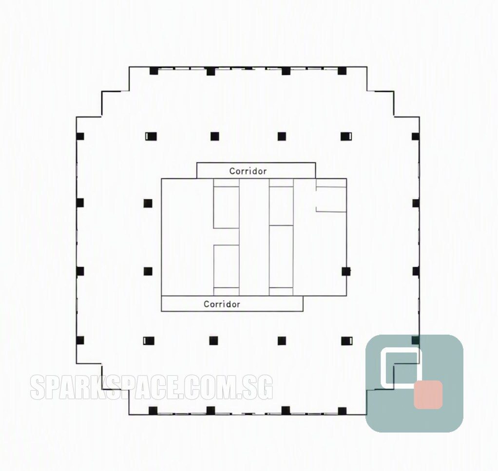 Ngee Ann City Tower A typical floor plan