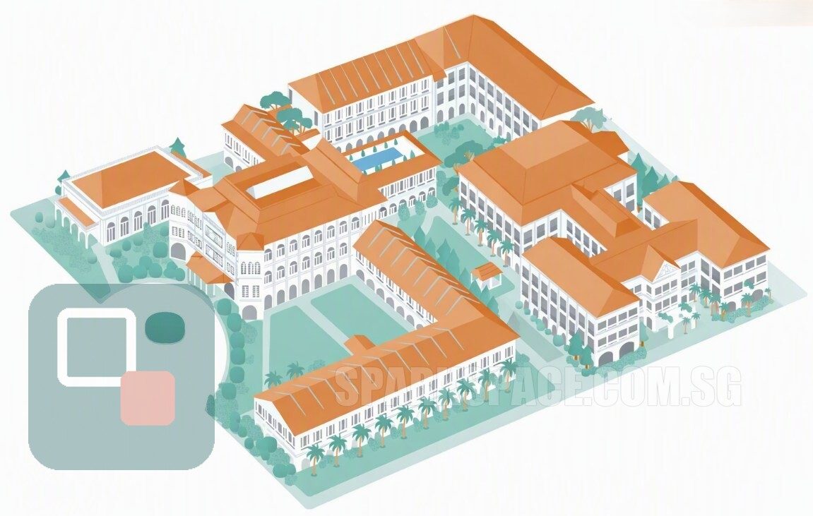 Raffles Hotel Arcade typical floor plan