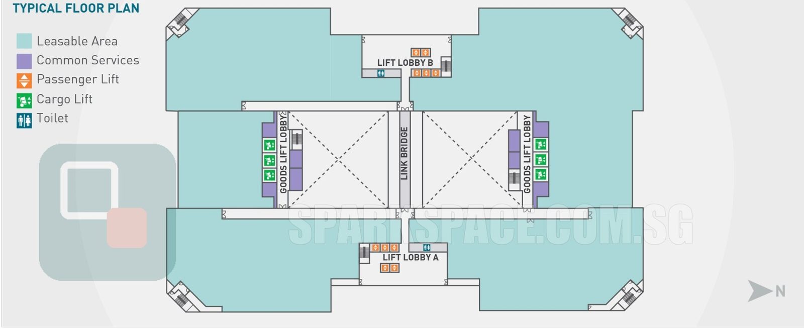 Techpoint typical floor plan