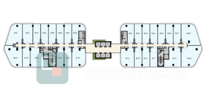 Woods Square SOLO 1 typical floor plan